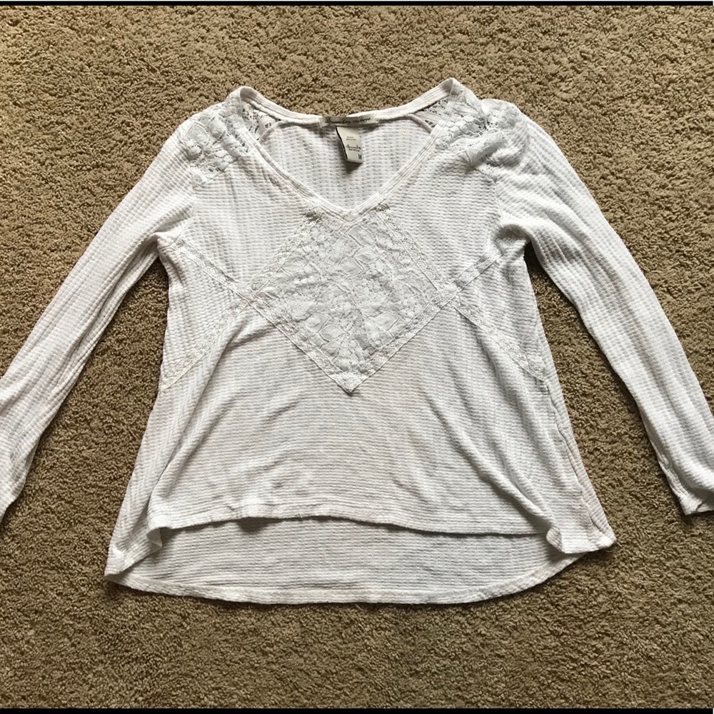 American rag white sweater